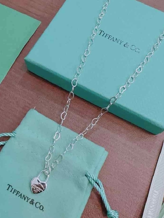 TIFFANY. Jewelry - Silver Heart Necklace